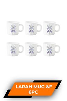 Larah Mug Fiore Set Of 6pc